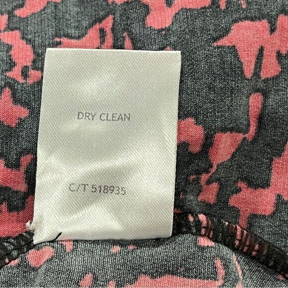 Taylor Pink Mixed Media Sleeveless Sheath Dress WITH Black Piping Size 4 - Picture 11 of 13